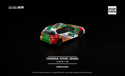 [Pre-Order] Pop Race Honda Civic EG6 Jacos PR640465 1/64 Diecast