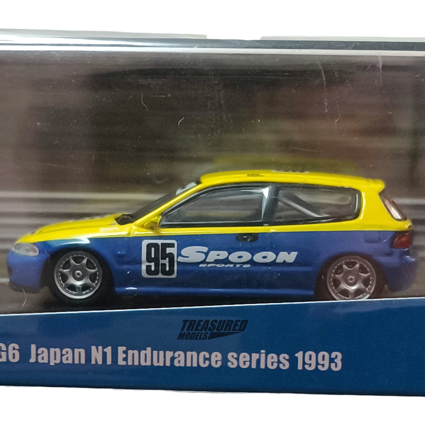 Tarmac Works Honda Civic EG6 Japan N1 Endurance Series 1993 1/64 Diecast