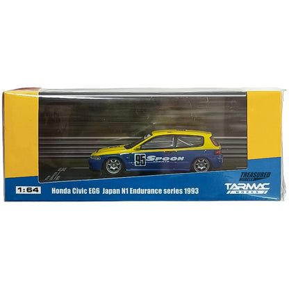 Tarmac Works Honda Civic EG6 Japan N1 Endurance Series 1993 1/64 Diecast