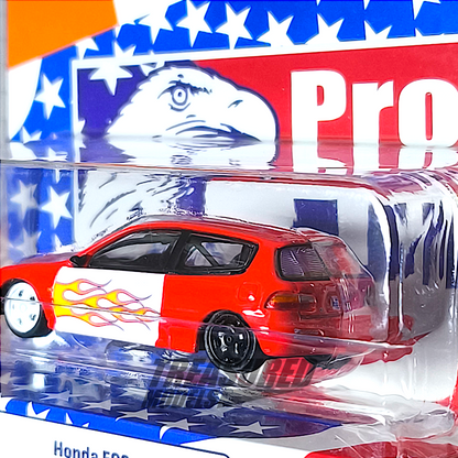 Tarmac Works Honda Civic EG6 New York Sunshine - New York Sunshine Special Edition 1/64 Diecast
