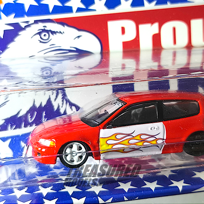 Tarmac Works Honda Civic EG6 New York Sunshine - New York Sunshine Special Edition 1/64 Diecast