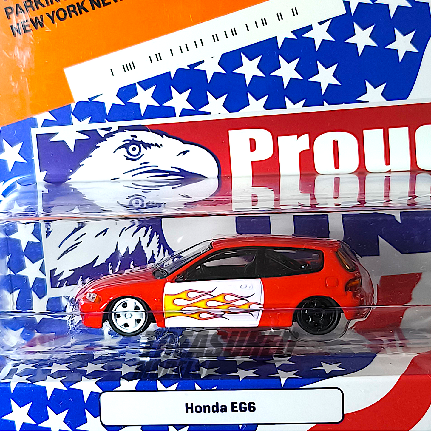 Tarmac Works Honda Civic EG6 New York Sunshine - New York Sunshine Special Edition 1/64 Diecast
