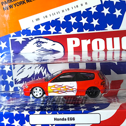 Tarmac Works Honda Civic EG6 New York Sunshine - New York Sunshine Special Edition 1/64 Diecast