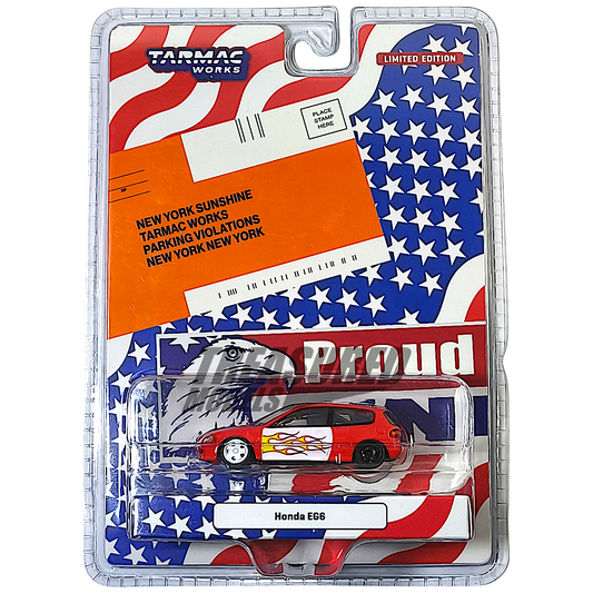 Tarmac Works Honda Civic EG6 New York Sunshine - New York Sunshine Special Edition 1/64 Diecast