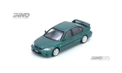Inno64 Honda Civic Ferio Si EK Green IN64-EKS-GREEN 1/64 Diecast