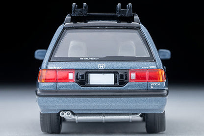 TomyTEC Tomica Limited Vintage NEO Honda Civic Shuttle RT X Blue 1990 w Figure and Mountain Bike LV-N297c 1/64 Diecast
