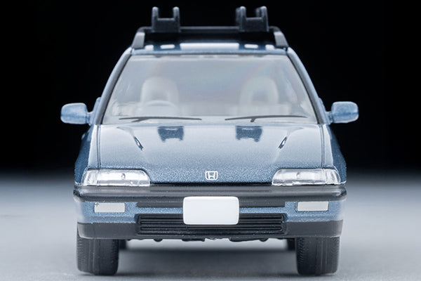 TomyTEC Tomica Limited Vintage NEO Honda Civic Shuttle RT X Blue 1990 w Figure and Mountain Bike LV-N297c 1/64 Diecast