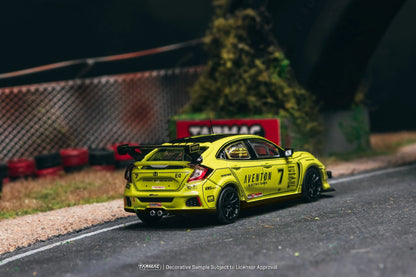 Tarmac Works Honda Civic TYPE R FK8 NASA Western Endurance Racing Championship 2022 Daniel Wu & Tarmac Cards Combo Set 1/64 Diecast