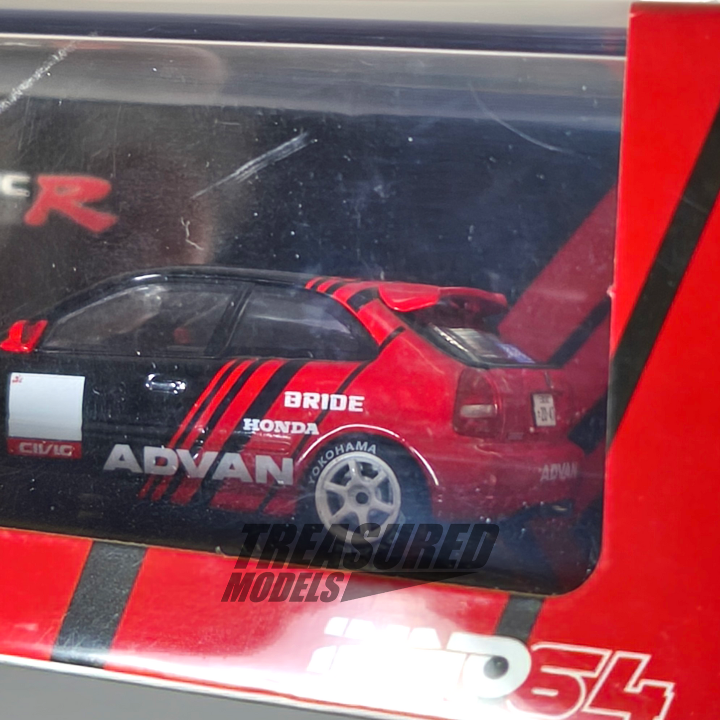 Inno64 Honda Civic Type-R EK9 Advan IN64-EK9-AD 1/64 Die Cast