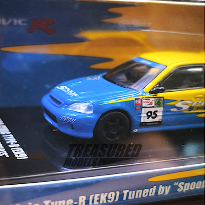 Inno64 Honda Civic Type-R EK9 Tuned by Spoon Sports IN64-EK9-SP 1/64 Die Cast