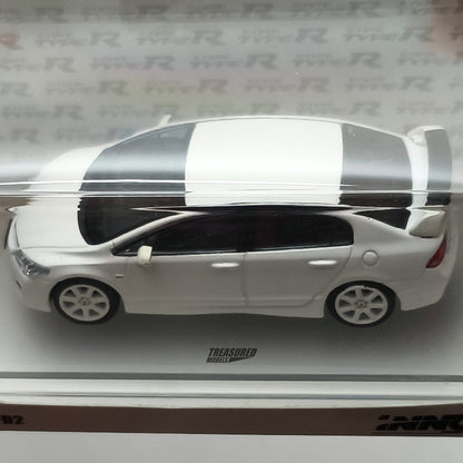 Inno64 Honda Civic Type-R FD2 White 2007 1/64 Diecast