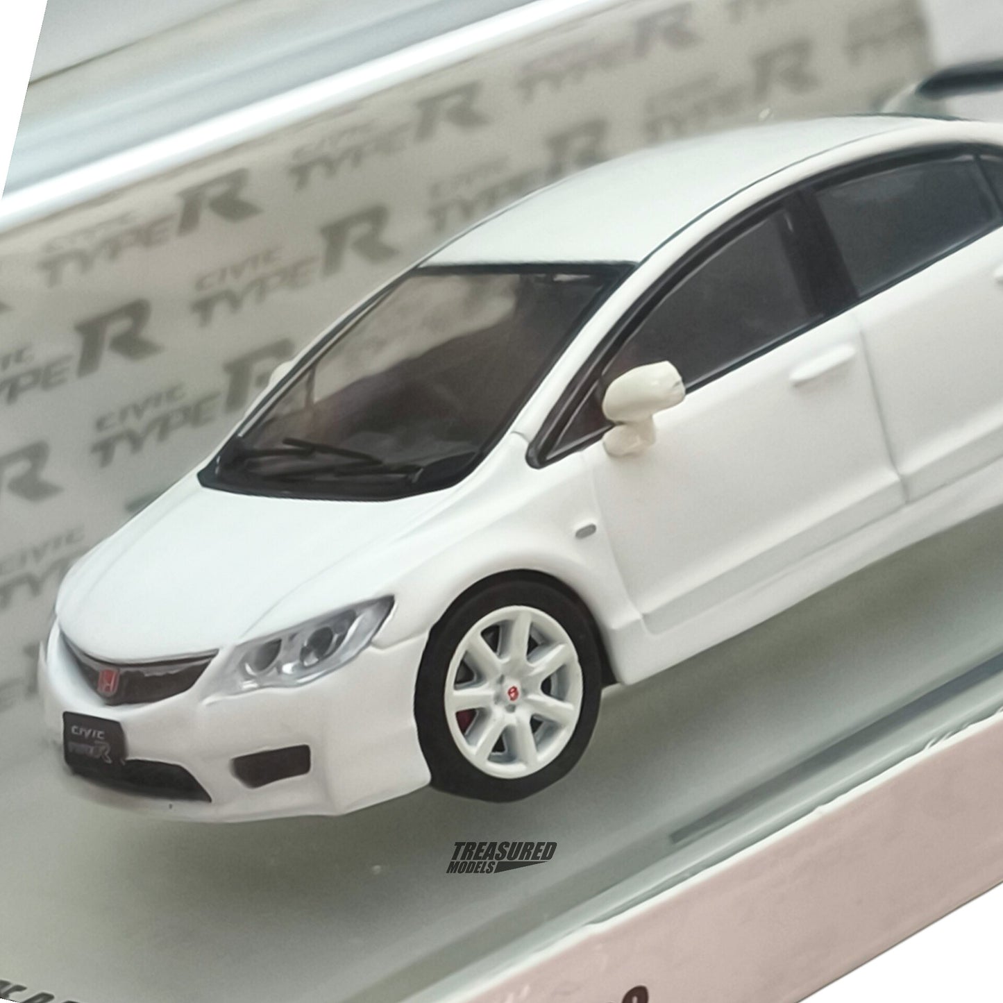 Inno64 Honda Civic Type-R FD2 White 2007 1/64 Diecast