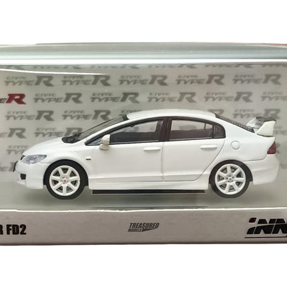 Inno64 Honda Civic Type-R FD2 White 2007 1/64 Diecast