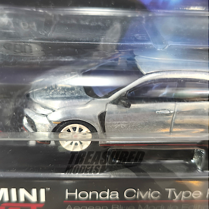 Mini GT Honda Civic Type R Aegean Blue Modulo Edition Chase MGT00017 1/64 Diecast