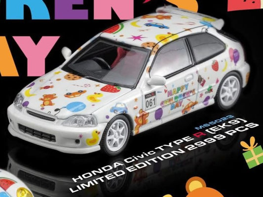 MotorHelix Honda Civic Type R EK9 Childrens Day Edition M65023 1/64 Diecast