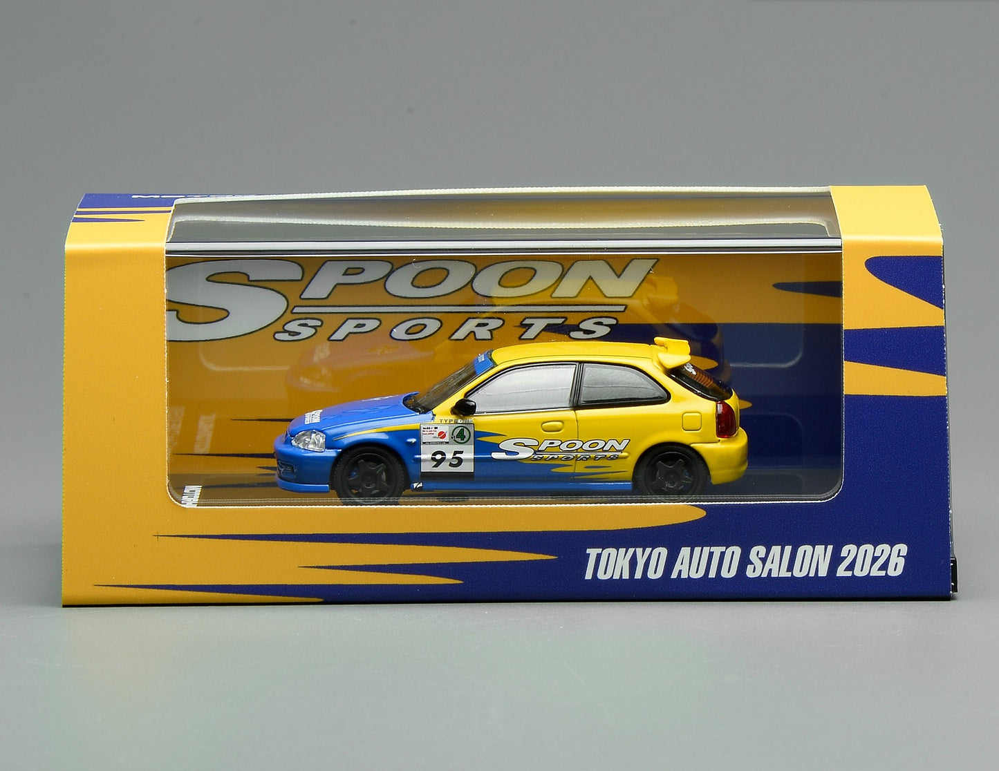 [TAS2026] MotorHelix Honda Civic Type R EK9 Spoon Livery TAS 2026 1/64 Diecast