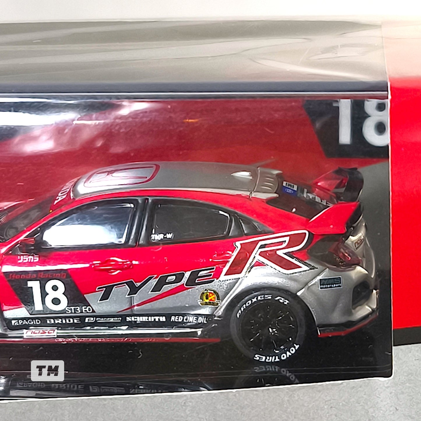 Tamarc Works Honda Civic Type R FK8 NASA 25 Hours of Thunderhill Race 2017 T64-014-NASA 1/64 Diecast