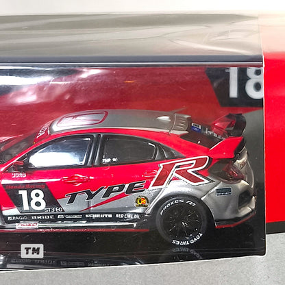Tamarc Works Honda Civic Type R FK8 NASA 25 Hours of Thunderhill Race 2017 T64-014-NASA 1/64 Diecast