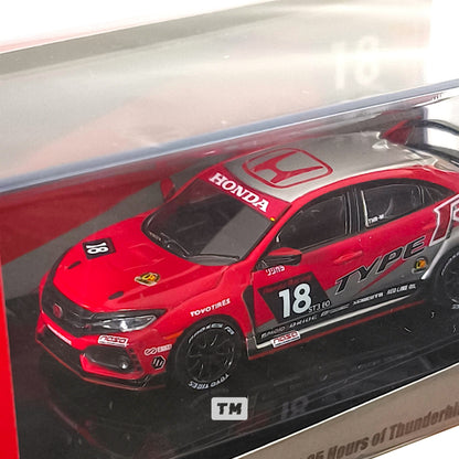 Tamarc Works Honda Civic Type R FK8 NASA 25 Hours of Thunderhill Race 2017 T64-014-NASA 1/64 Diecast