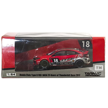 Tamarc Works Honda Civic Type R FK8 NASA 25 Hours of Thunderhill Race 2017 T64-014-NASA 1/64 Diecast