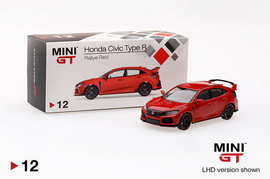 Mini GT Honda Civic Type R FK8 Rallye Red MGT00012 1/64 Die Cast
