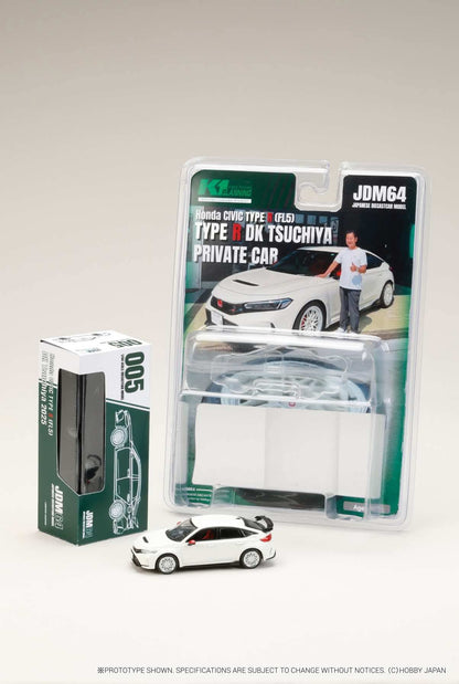 [HK ToyCar] Hobby Japan Honda Civic Type R FL5 DK Tsuchiya 2025 Private Car Hong Kong Toy Car Salon 2026 1/64 Diecast