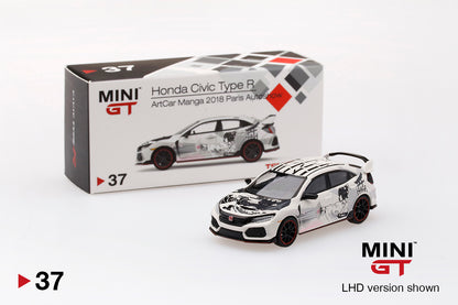 Mini GT Honda Civic Type R (FK8) ArtCar Manga - 2018 Paris Autoshow MGT00037 1/64 Diecast
