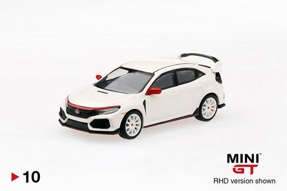 Mini GT Honda Civic Type R (FK8) Championship White Modulo Edition MGT00010 1/64 Die Cast