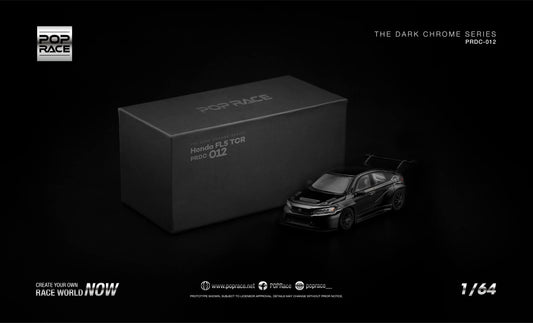 [Pre-Order] Pop Race Honda FL5 TCR Dark Chrome PRDC012 1/64 Diecast