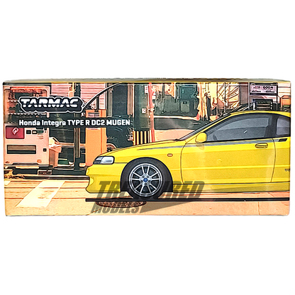 Tarmac Works Honda Integra TYPE R DC2 MUGEN Sunlight Yellow T64G-TL059-YL 1/64 Diecast