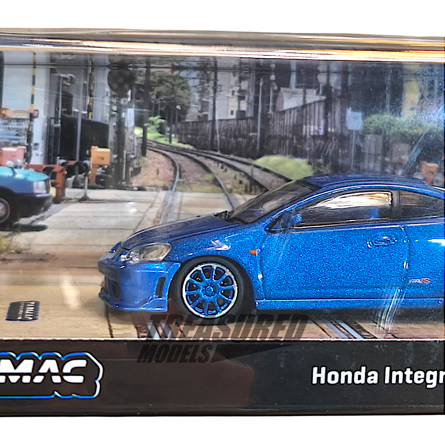 Tarmac Works Honda Integra TYPE R DC5 Custom Blue Metallic T64R-TL022-BL 1/64 Diecast