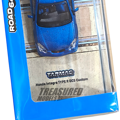 Tarmac Works Honda Integra TYPE R DC5 Custom Blue Metallic T64R-TL022-BL 1/64 Diecast