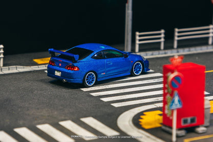 Tarmac Works Honda Integra TYPE R DC5 Custom Blue Metallic T64R-TL022-BL 1/64 Diecast