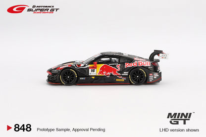 Mini GT Honda NSX-GT TYPE S GT500 #16 Red Bull MOTUL MUGEN NSX-GT TEAM Red Bull MUGEN 2022 SUPER GT SERIES MGT00848 1/64 Diecast