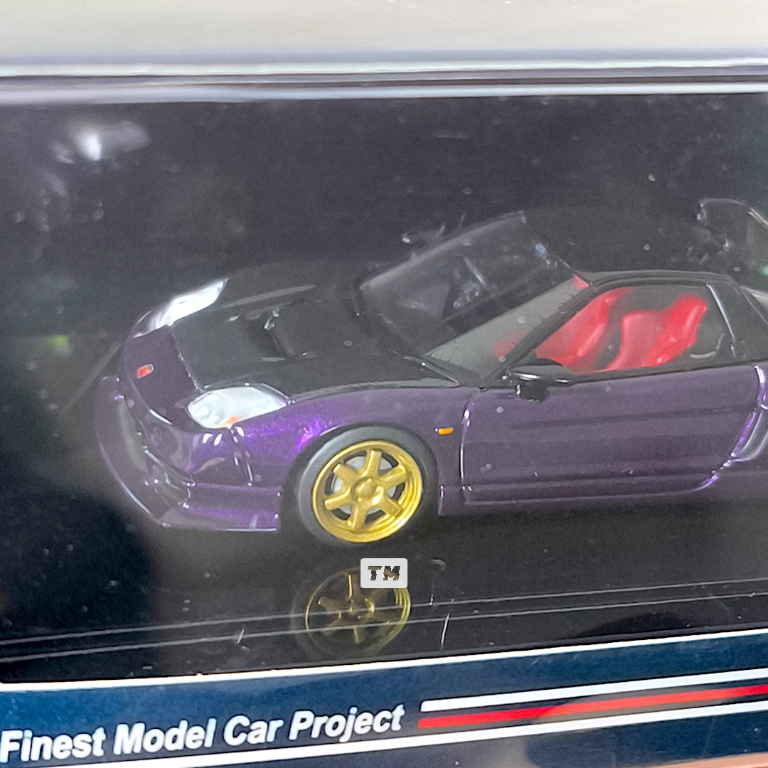 Hobby Japan Honda NSX-R GT NA2 GT-Wing Customized Ver Purple Metallic HJ641015DPU 1/64 Diecast