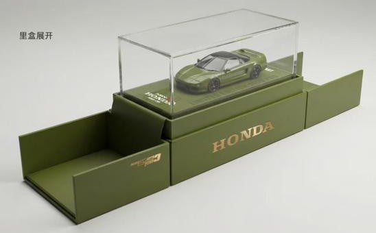 TopArt Honda NSX-R NA1 Olive Green Cool Car Show 2026 1/64 Diecast