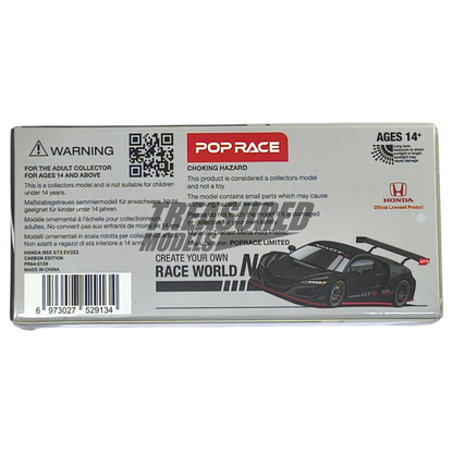 Pop Race Honda NSX GT3 EVO22 Carbon Edition 2025 PR64-159 1/64 Die Cast