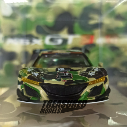 Pop Race Honda NSX GT3 Evo 22 Bape 1/64 Die Cast