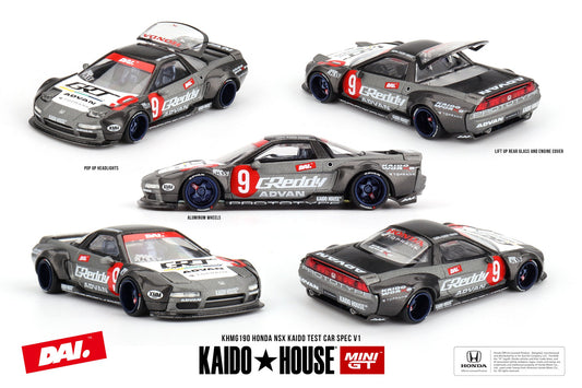Kaido House Honda NSX Kaido Test Car Spec V1 KHMG190 1/64 Diecast