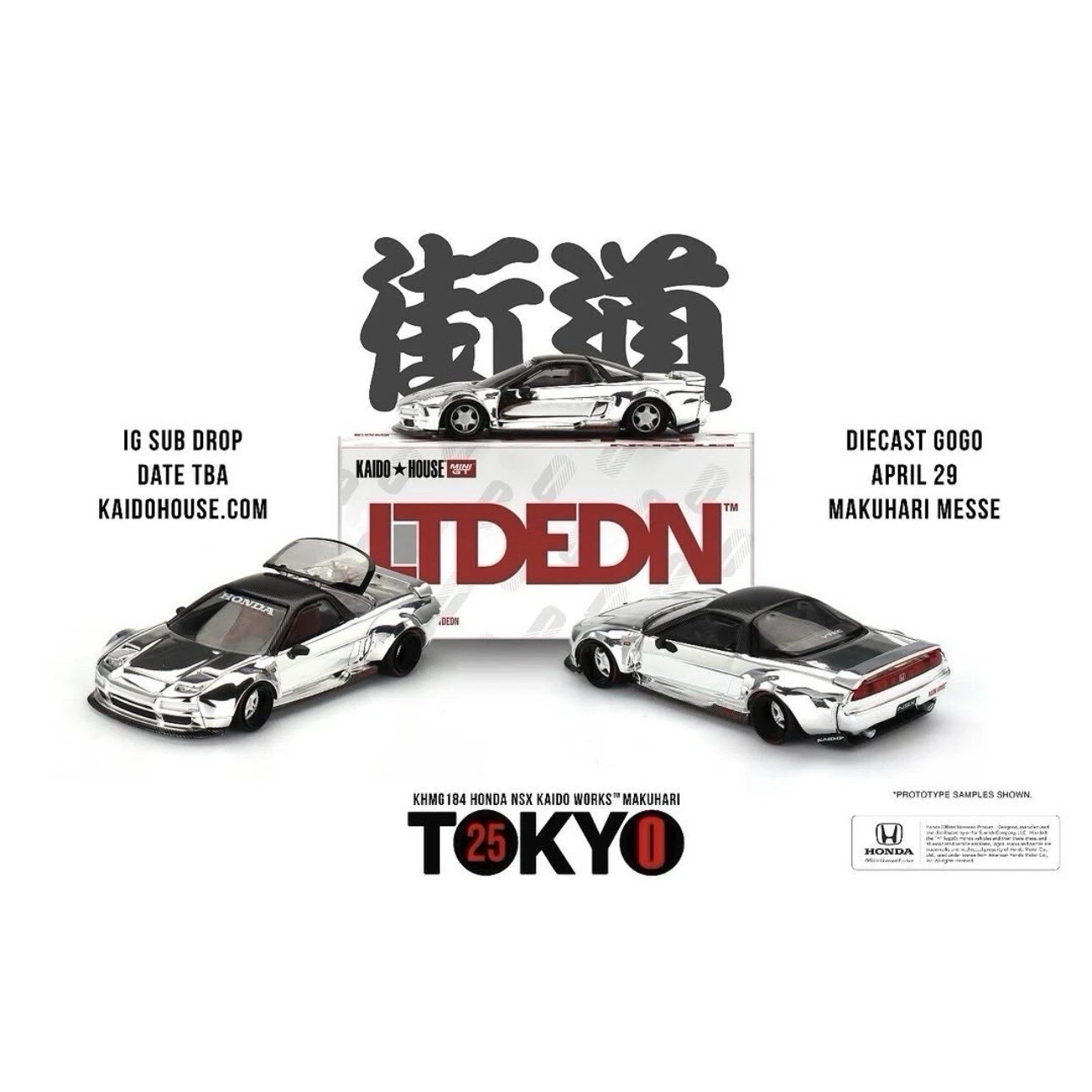 Kaido House Honda NSX Kaido Works Makuhari KHMG184 1/64 Diecast