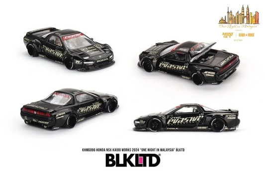 Kaido House Honda NSX NA1 Kaido Works V1 Black Limited One Night In Malaysia KHMG096 1/64 Diecast