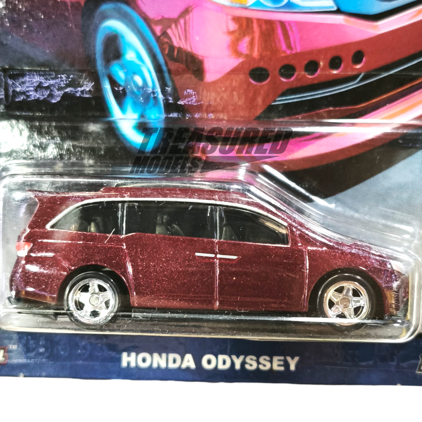 Hot Wheels Honda Odyssey Red 2018 Premium Car Culture Cargo Carriers 1/64 Die Cast