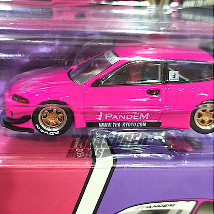 Pop Race Honda Pandem Civic EG6 - Pink GRP-PRE008 1/64 Diecast
