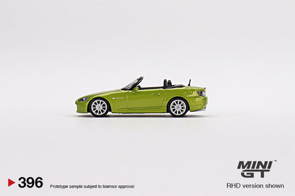 Mini GT Honda S2000 AP2 Lime Green Metallic MGT00396 1/64 Die Cast