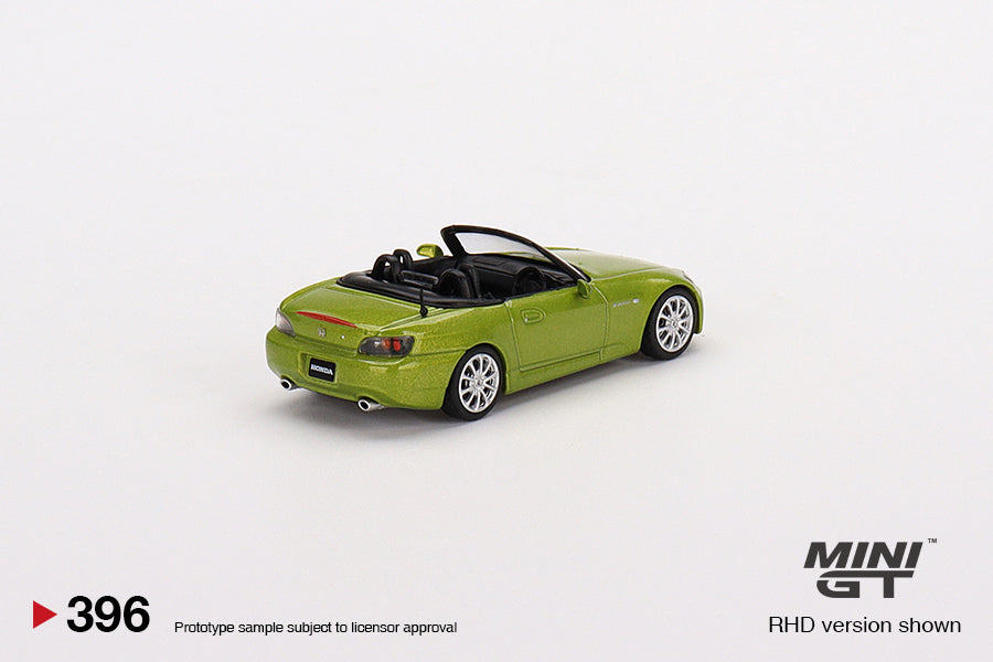Mini GT Honda S2000 AP2 Lime Green Metallic MGT00396 1/64 Die Cast