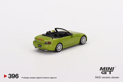 Mini GT Honda S2000 AP2 Lime Green Metallic MGT00396 1/64 Die Cast