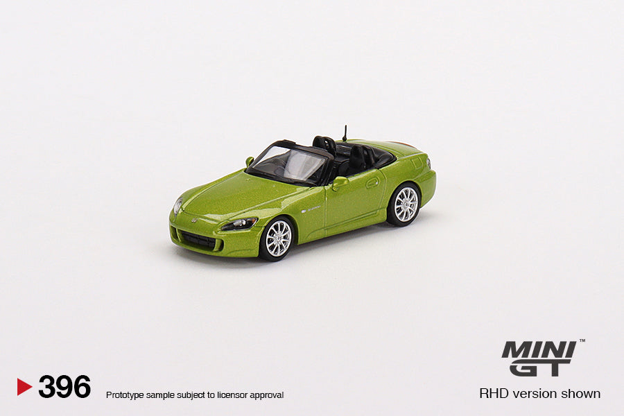 Mini GT Honda S2000 AP2 Lime Green Metallic MGT00396 1/64 Die Cast