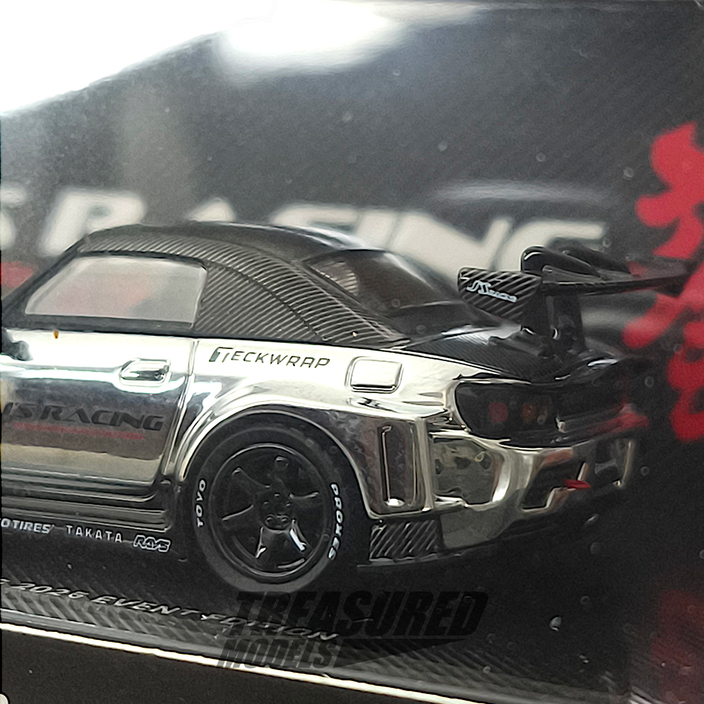 Inno64 Honda S2000 JS Racing Chrome TASHK 25 Limited Edition 1/64 Diecast