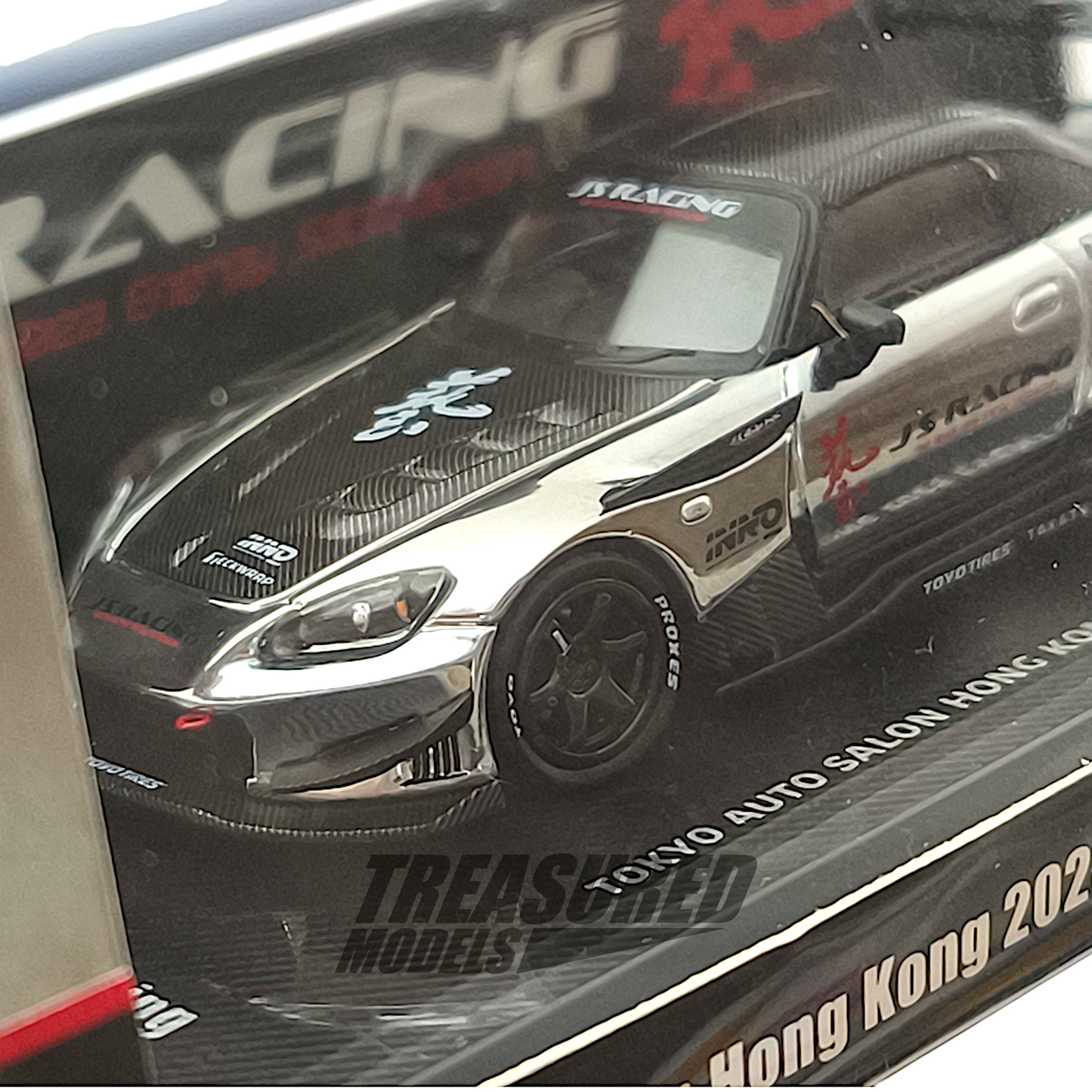Inno64 Honda S2000 JS Racing Chrome TASHK 25 Limited Edition 1/64 Diecast