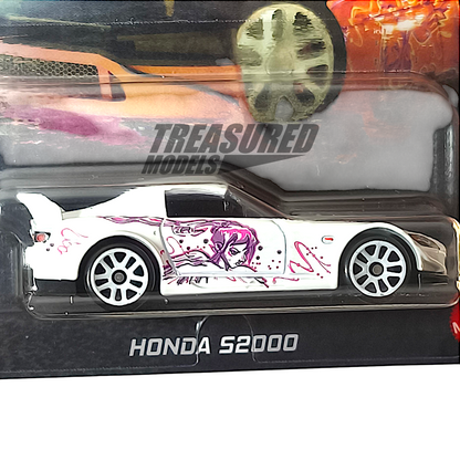 Hot Wheels Honda S2000 Metalflake White 2025 Silver Series Fast & Furious Graphic Remix 1/64 Diecast